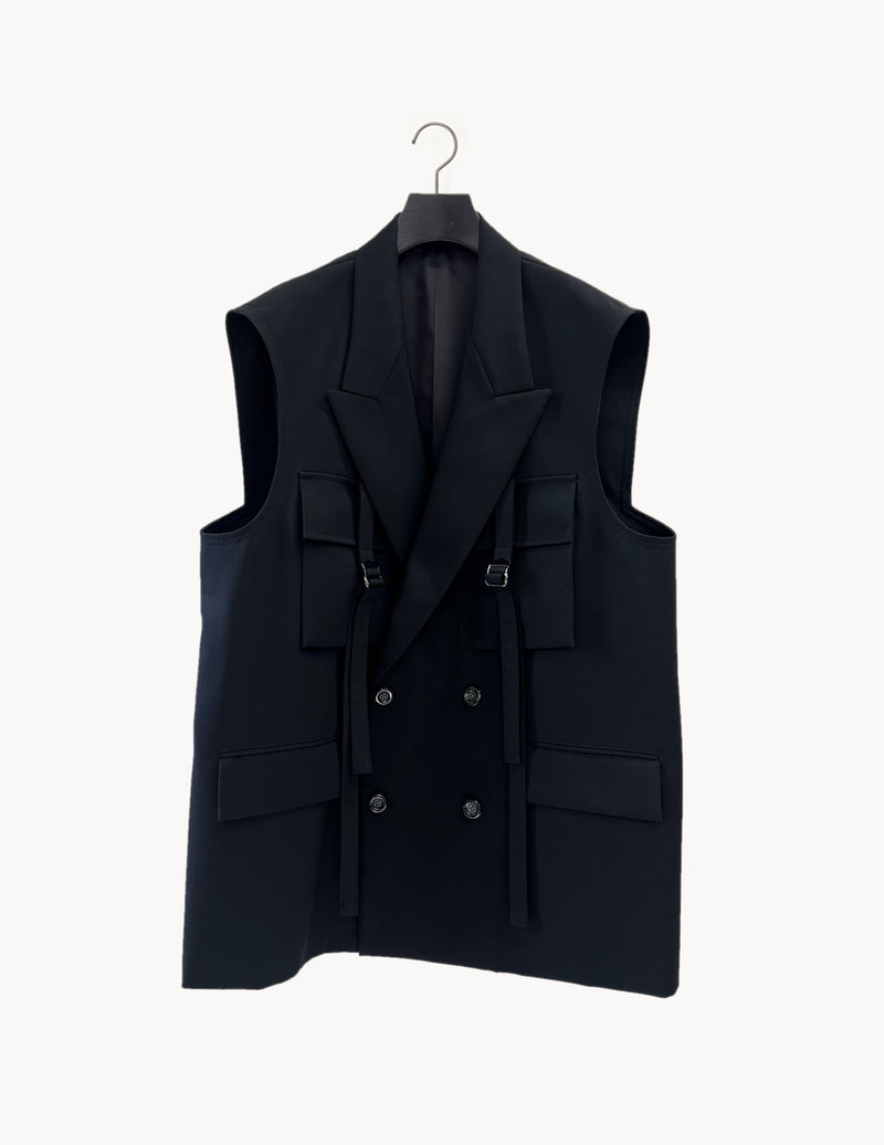 M744-V51-100 4BW BELT POCKET VEST