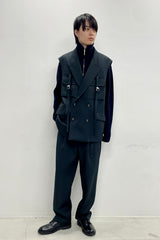 M744-V51-100 4BW BELT POCKET VEST