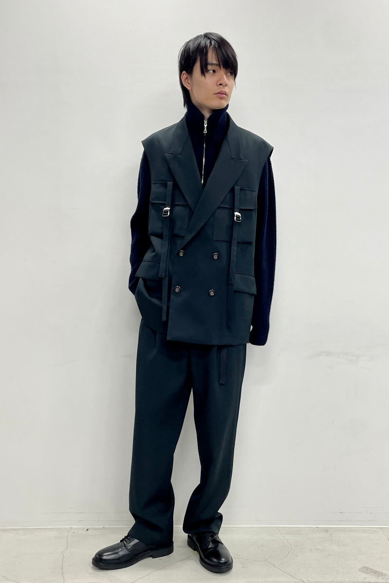 M744-V51-100 4BW BELT POCKET VEST