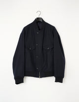 M744-Y51-101 4 POCKETS ZIP-UP RIB BLOUSON