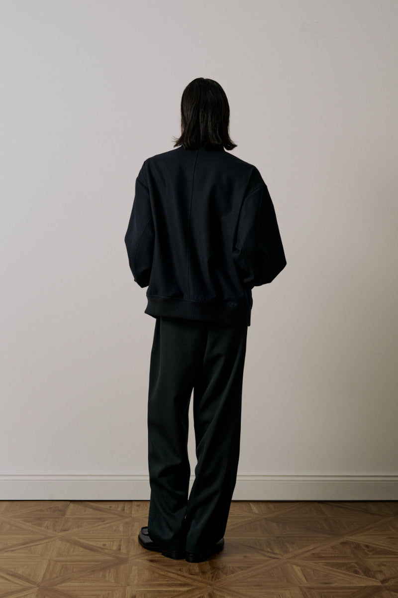 M744-Y51-101 4 POCKETS ZIP-UP RIB BLOUSON