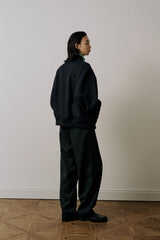 M744-Y51-101 4 POCKETS ZIP-UP RIB BLOUSON