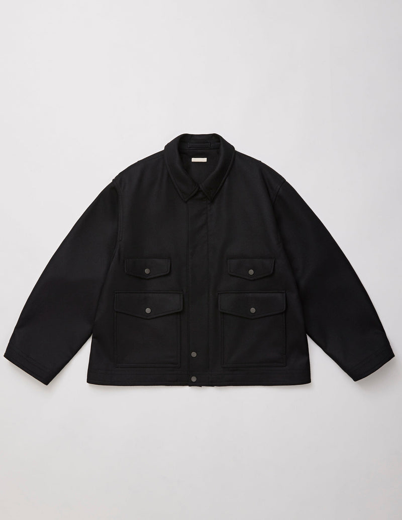 UBS48-KC205 SUPER FINE LIGHT MELTON SHORT HUNTING JKT