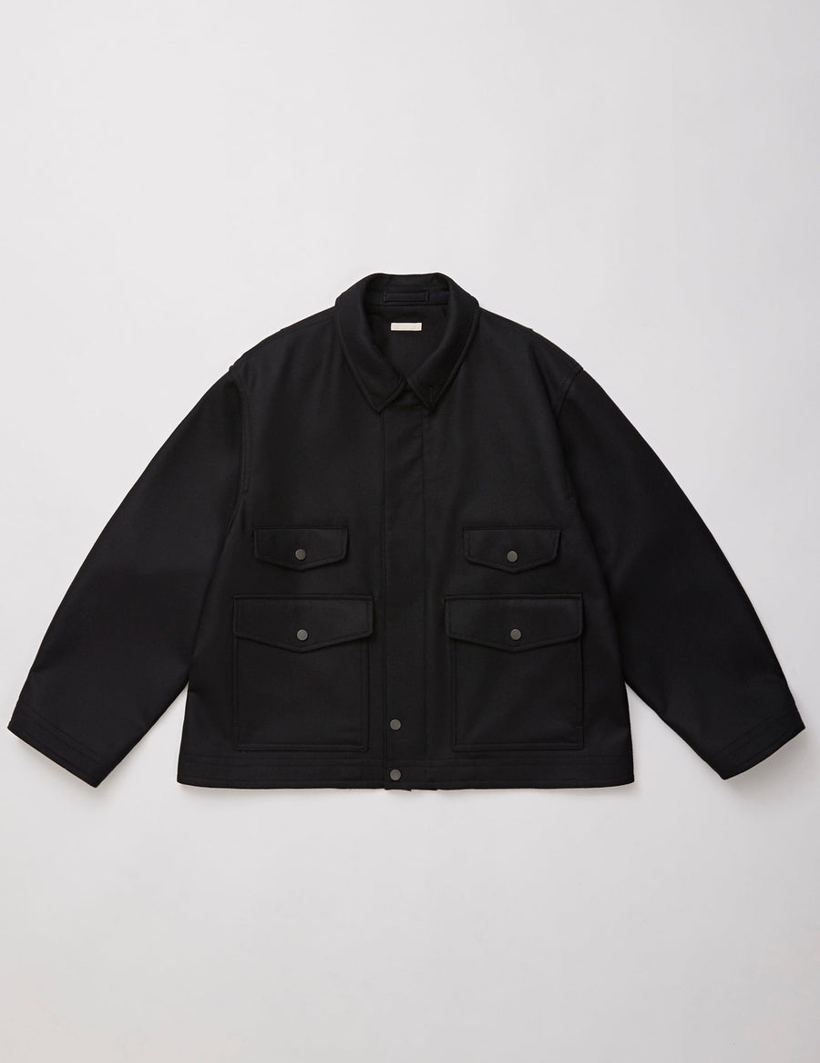 UBS48-KC205 SUPER FINE LIGHT MELTON SHORT HUNTING JKT