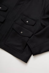 UBS48-KC205 SUPER FINE LIGHT MELTON SHORT HUNTING JKT