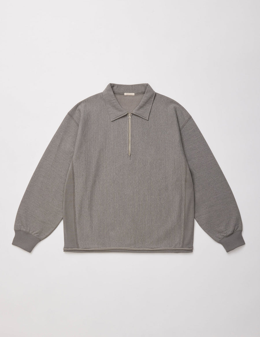 UCS95-KC125 FADED SILKY TERRY RW HALF ZIP P/O