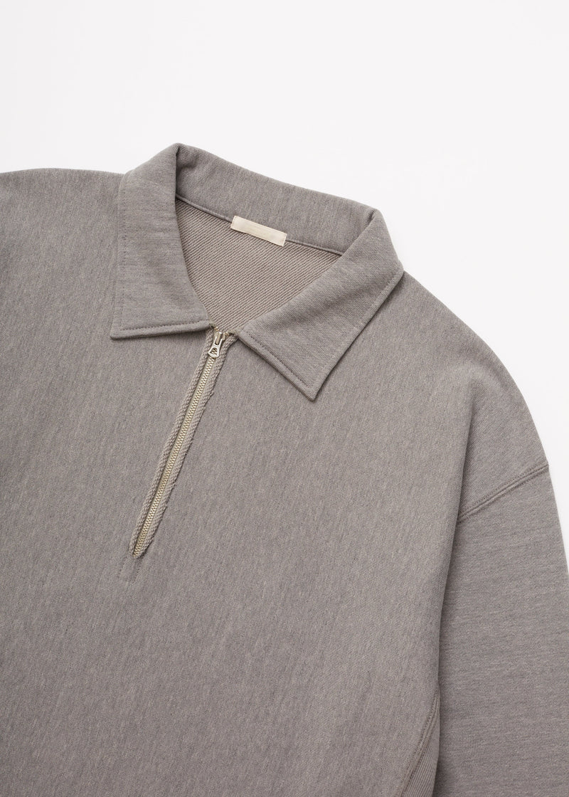 UCS95-KC125 FADED SILKY TERRY RW HALF ZIP P/O