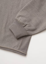 UCS95-KC125 FADED SILKY TERRY RW HALF ZIP P/O