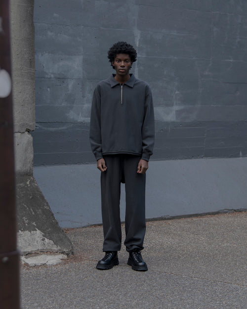 UCS95-KC125 FADED SILKY TERRY RW HALF ZIP P/O