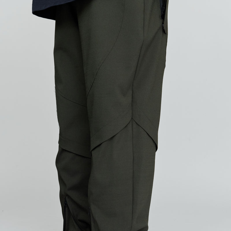 UN-002 TROPICAL 2W STRETCH HUNTING TRACK PANTS (OLIVE)