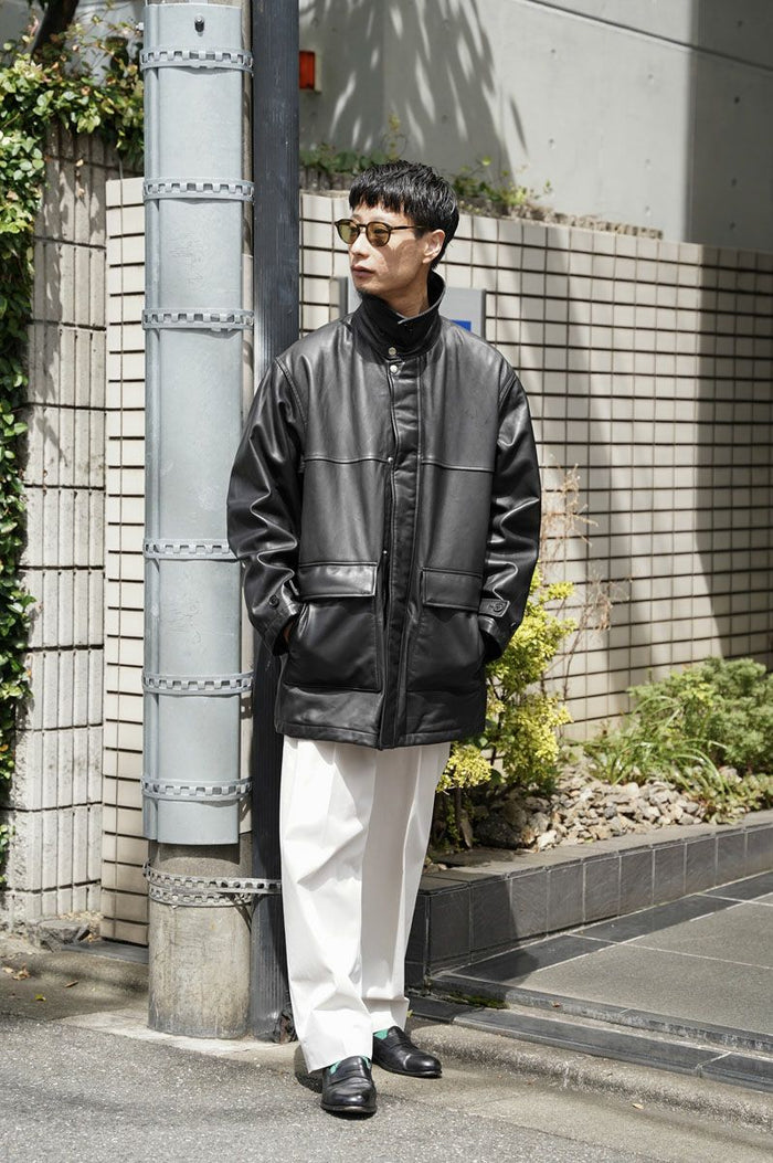 ジャケット・アウター UNIVERSAL PRODUCTS SHEEP LEATHER CARCOAT universal products sheep leather Carcoat - メルカリ