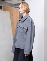 VOBZ-O81 RECYCLED MELTON WORK JACKET