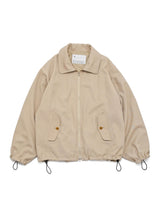 VOBZ-O92 BISHU OLD WOOL GABARDINE ZIP BLOUSON