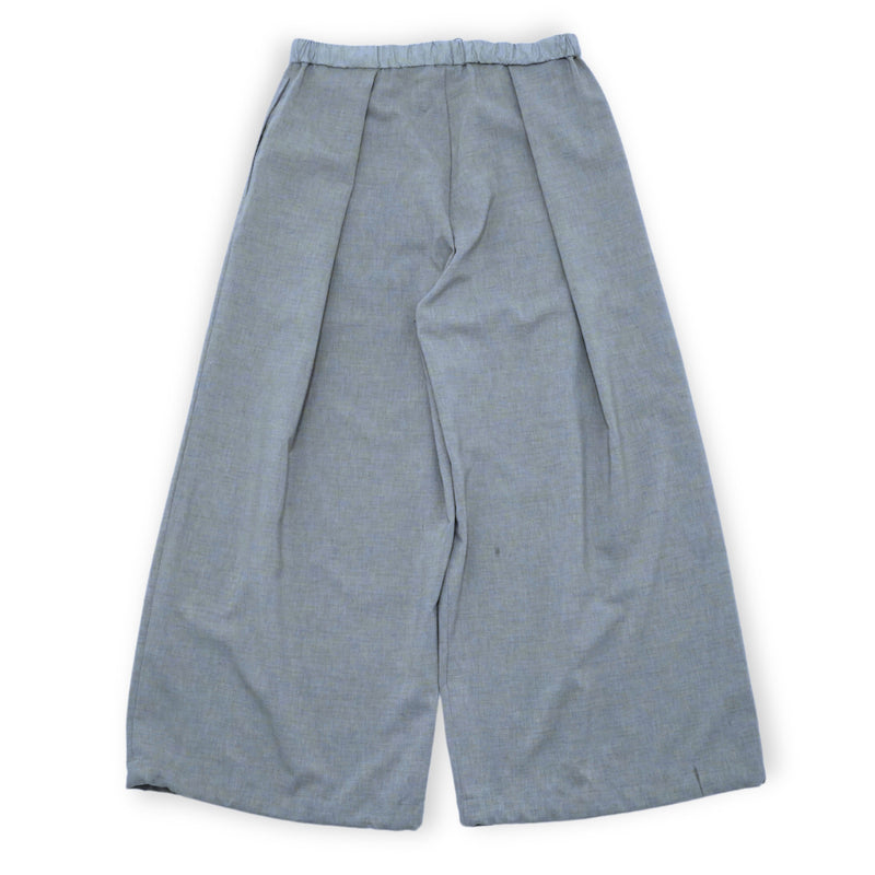VOPT-N142 MELANGE LINEN LIKE RELAX WIDE PANTS