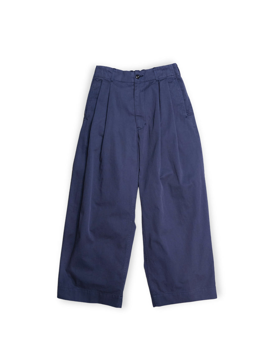 VOPT-N21 HIGH DENSITY TWILL TUCK WIDE PANTS