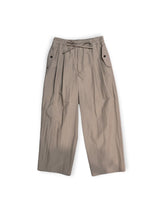 VOPT-N73 SUPIMA COTTON x NYLON TYPEWRITER EASY WIDE PANTS