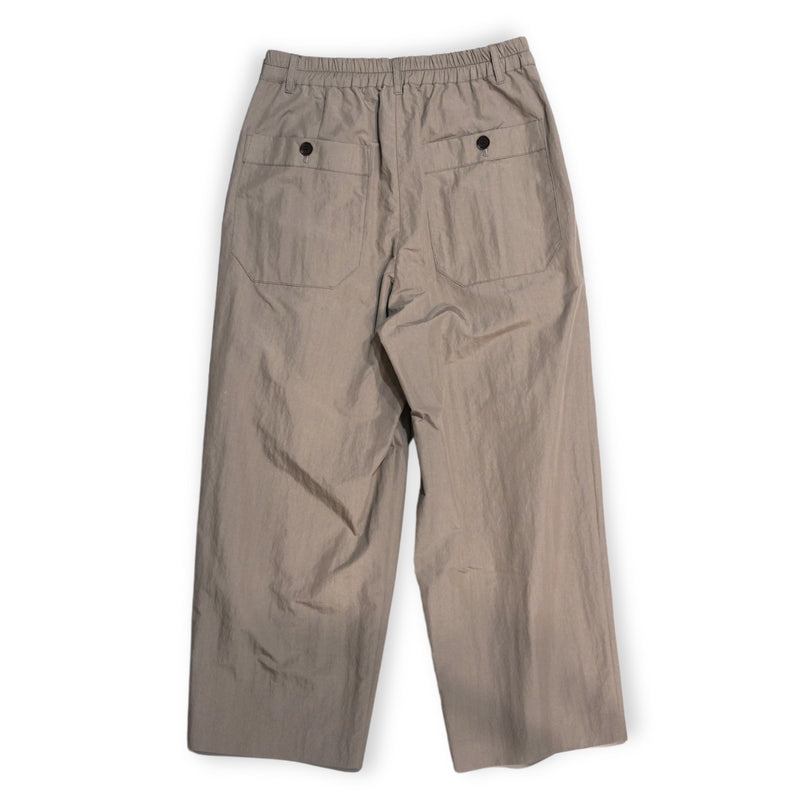 VOPT-N73 SUPIMA COTTON x NYLON TYPEWRITER EASY WIDE PANTS