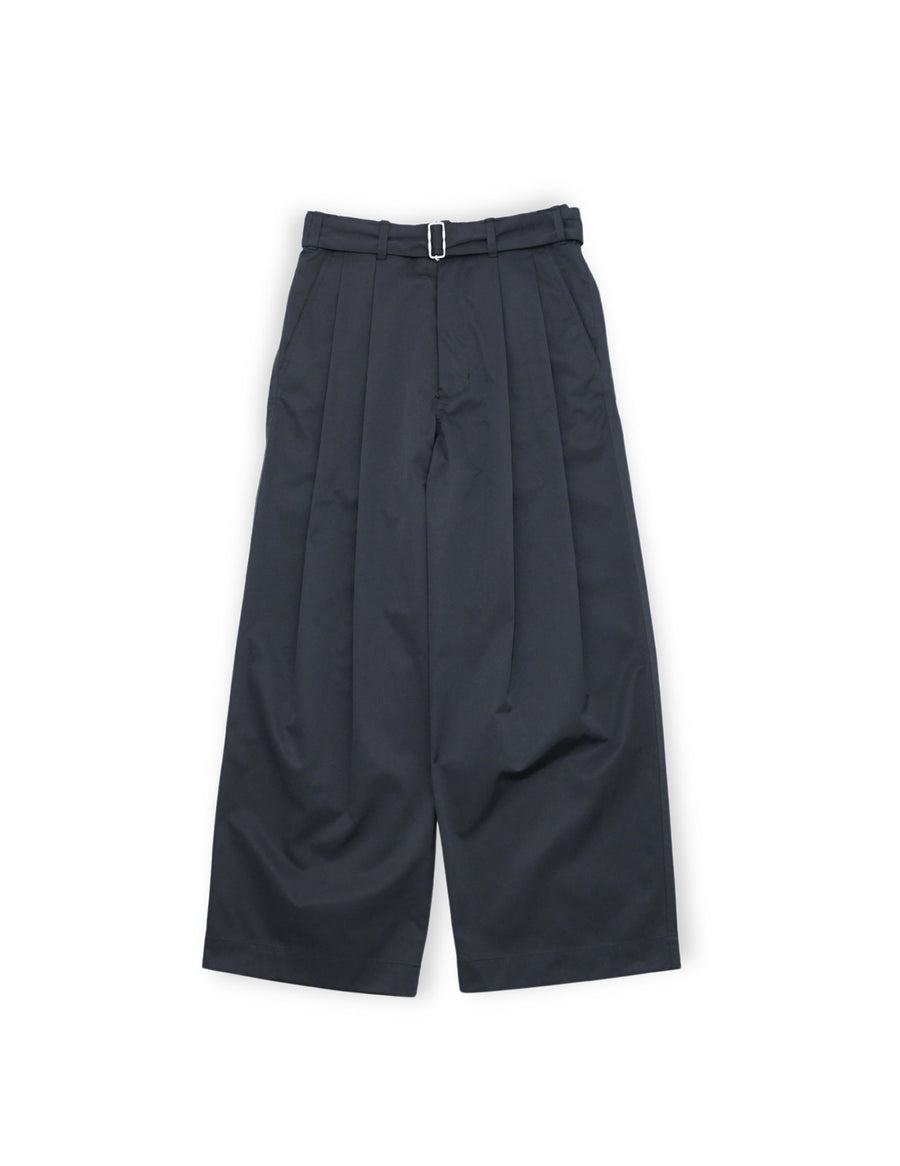VOPT-N83 BIO TWILL BELT WIDE PANTS