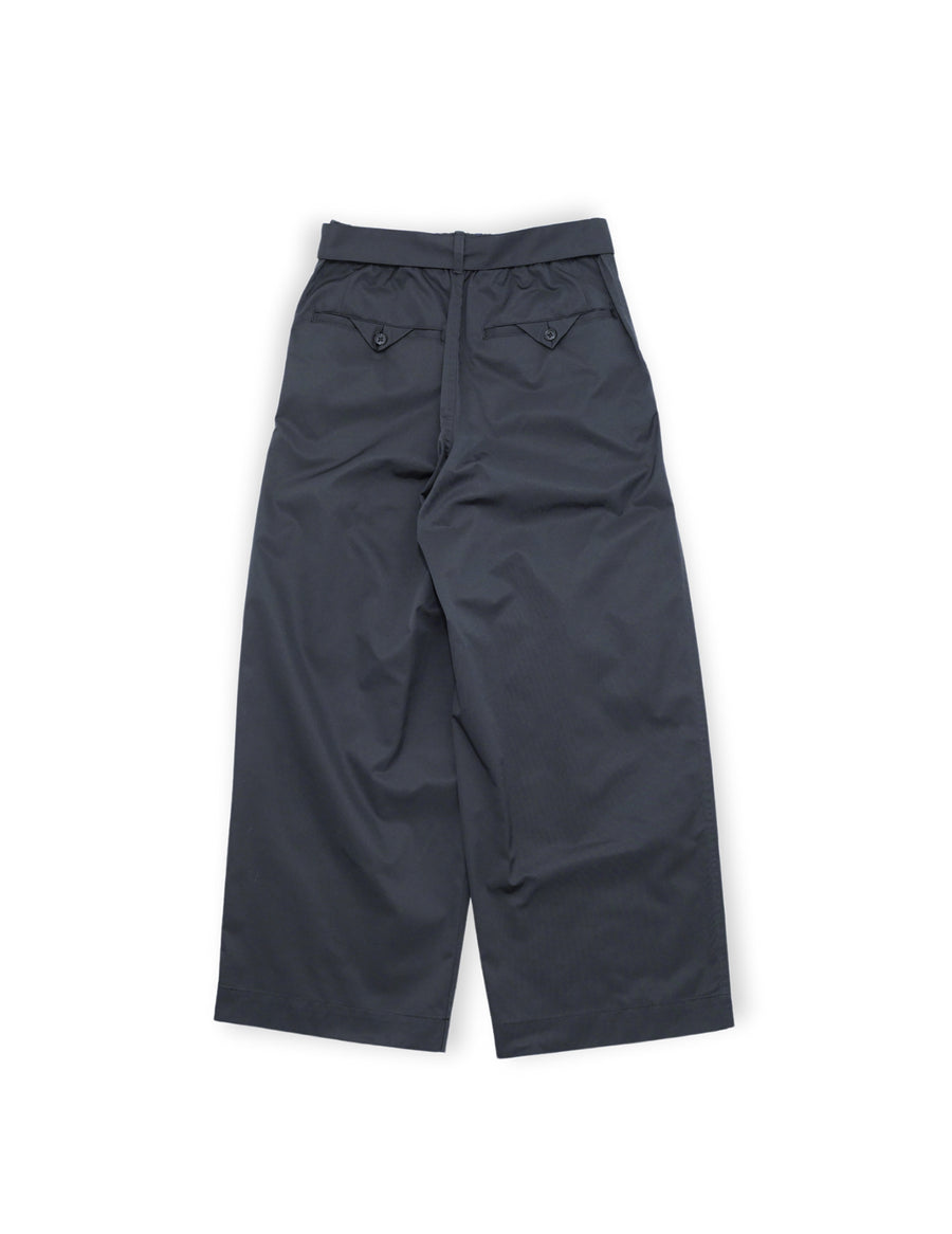 VOPT-N83 BIO TWILL BELT WIDE PANTS