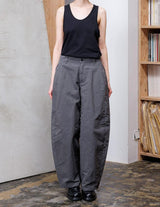 VOPT-O23 DOUBLE FACE GARMENT DYE WIDE TAPERED PANTS