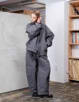 VOPT-O23 DOUBLE FACE GARMENT DYE WIDE TAPERED PANTS