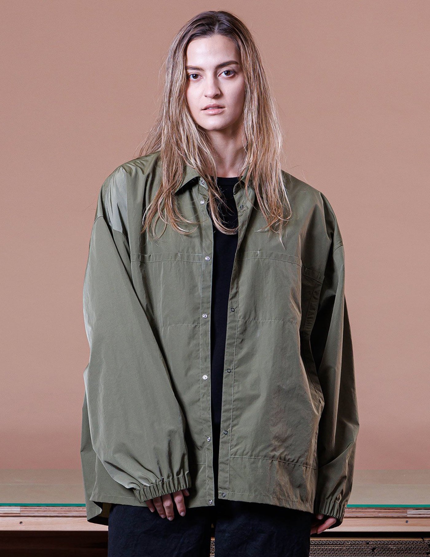 ジャケット・アウター VOAAOV supima cotton polyester long coat VOAAOV supima cotton polyester long coat