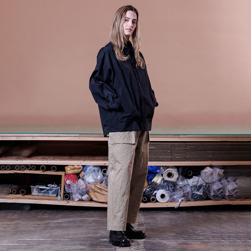 VOSH-M11 RECYCLE NYLON TAFFETA SHIRT BLOUSON