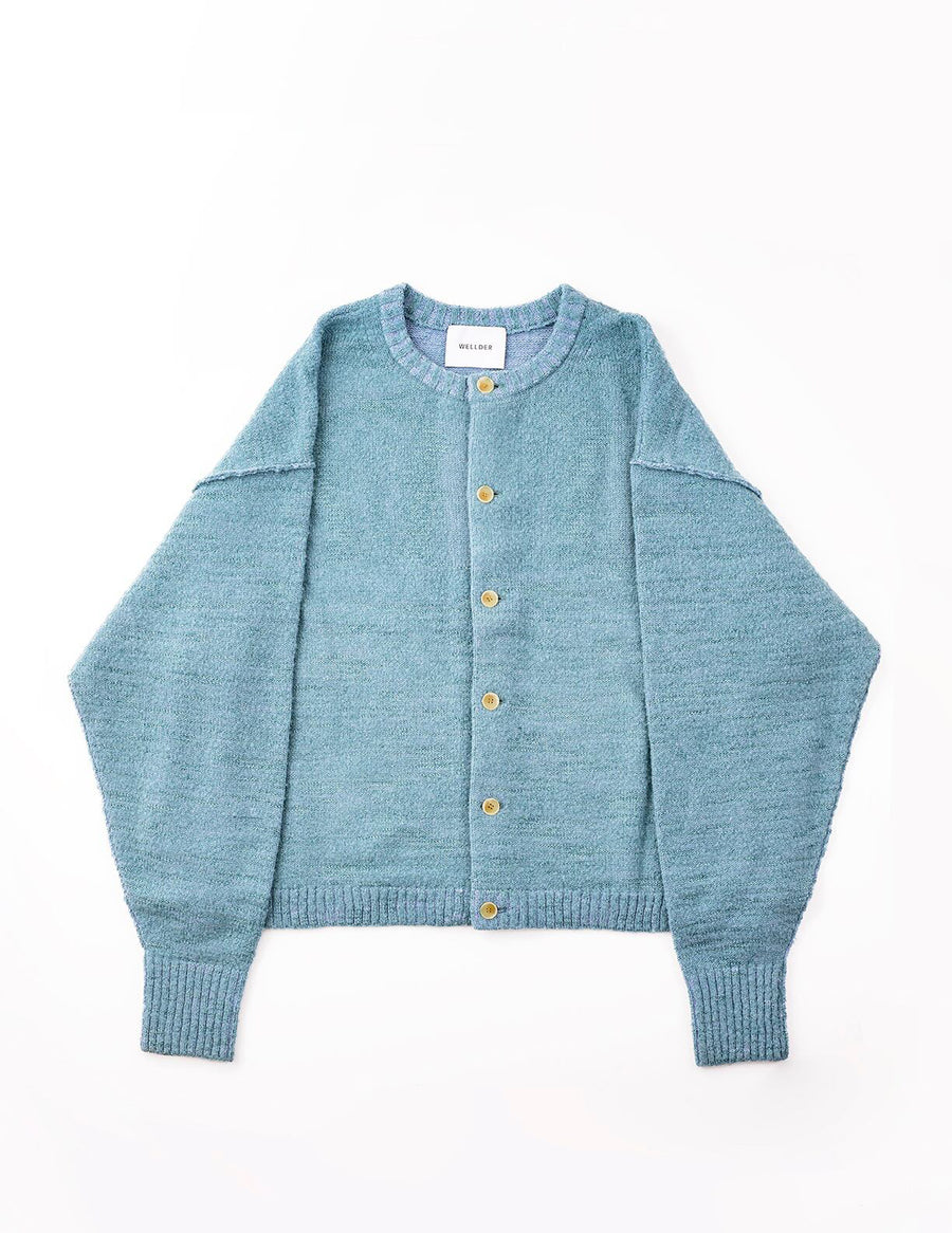 WM23AKN02 MIXED CREW NECK CARDIGAN