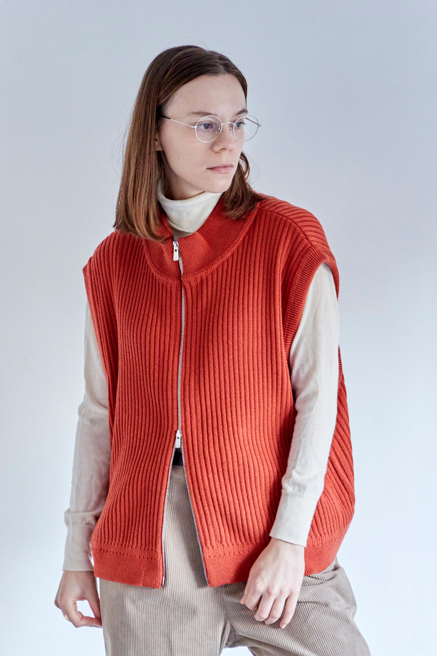 YASHIKI YSK-24AW-KN08 MIZORE DRIVERS KNIT VEST – hideandseekStore