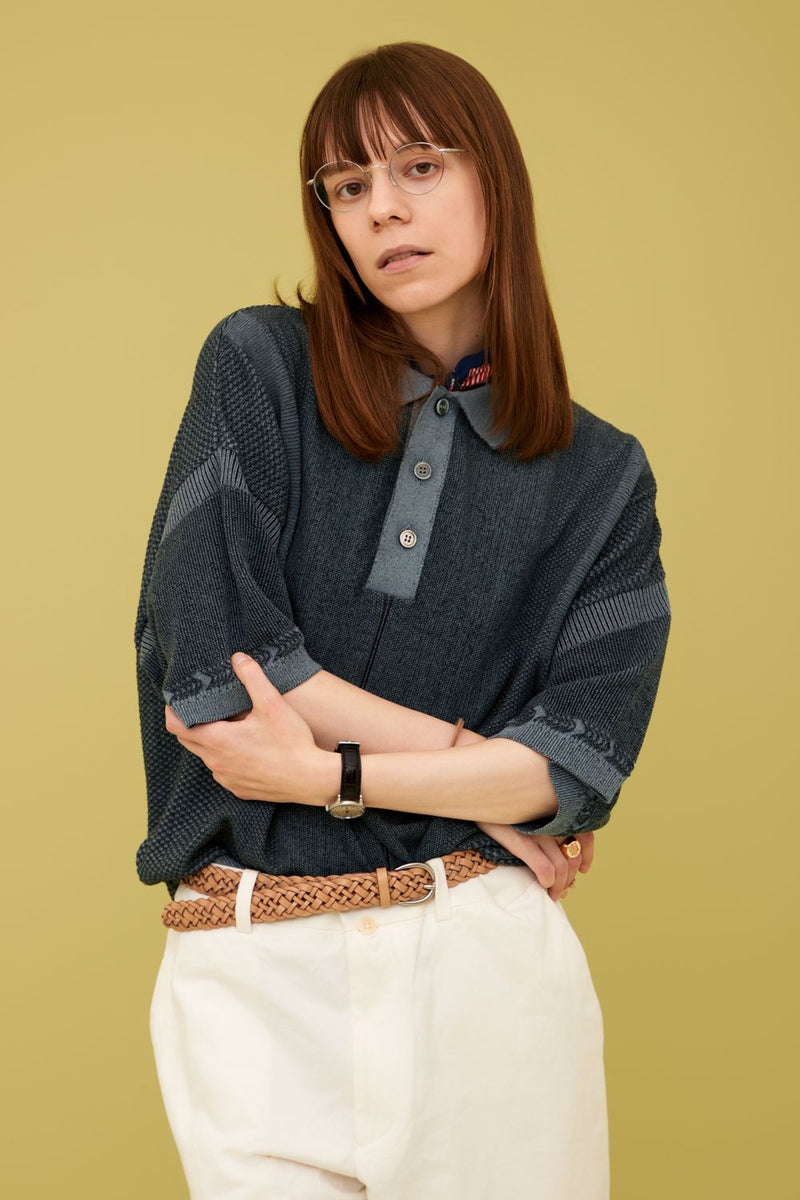 YSK-25SS-KN11 UMIIRO KNIT POLO