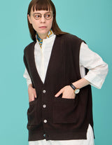 KN09 SHIROTSUME V-NECK VEST