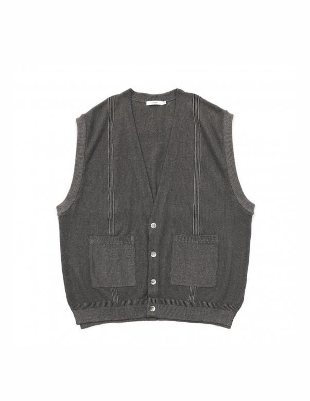 YASHIKI KN09 SHIROTSUME V-NECK VEST – hideandseekStore