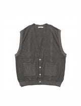 KN09 SHIROTSUME V-NECK VEST