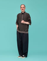 KN13 RYOKUFU HENLEY KNIT