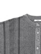 KN13 RYOKUFU HENLEY KNIT