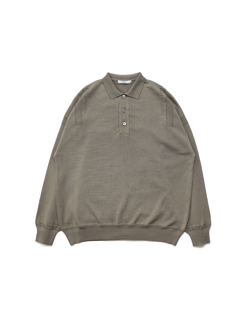 YSK-23AW-KN05 YONAGA KNIT POLO