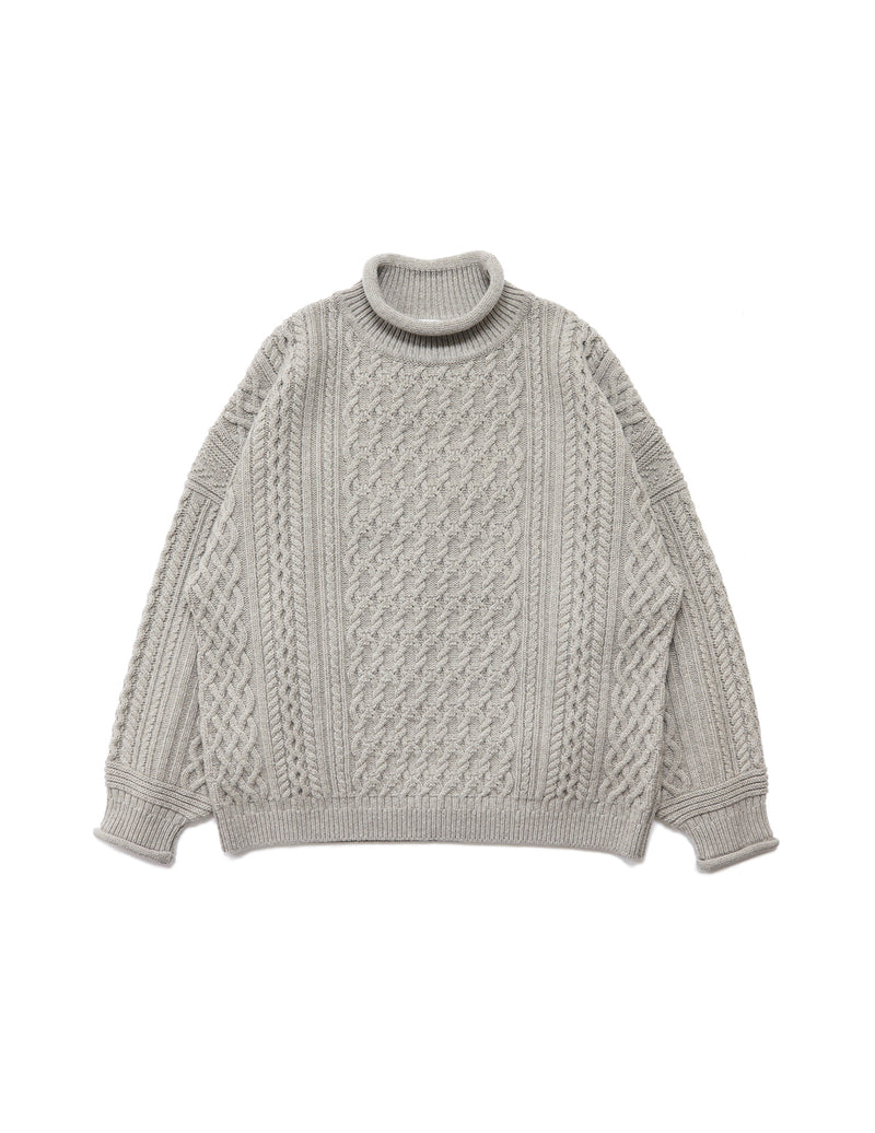 YSK-23AW-KN12 BANKA CURL HIGH NECK KNIT