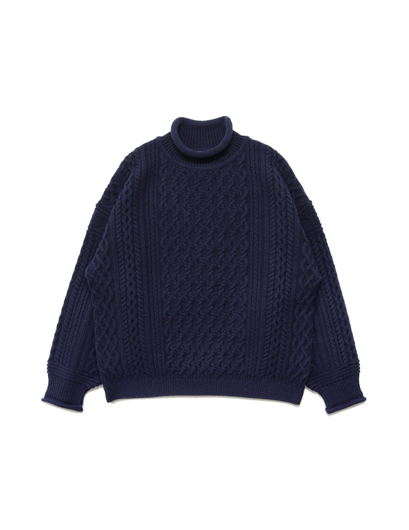 YSK-23AW-KN12 BANKA CURL HIGH NECK KNIT