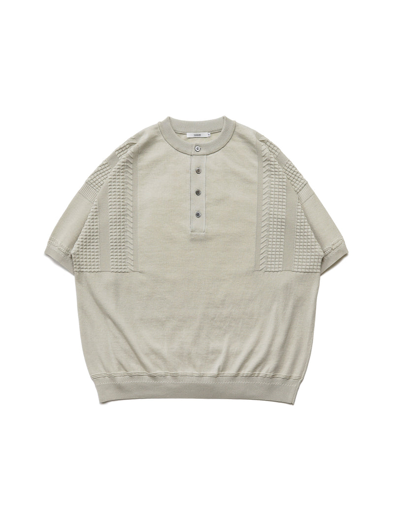 YSK-24SS-KN13 OGAWA HENLEY KNIT