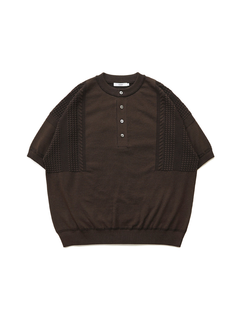 YSK-24SS-KN13 OGAWA HENLEY KNIT