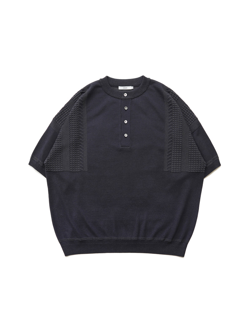 YSK-24SS-KN13 OGAWA HENLEY KNIT