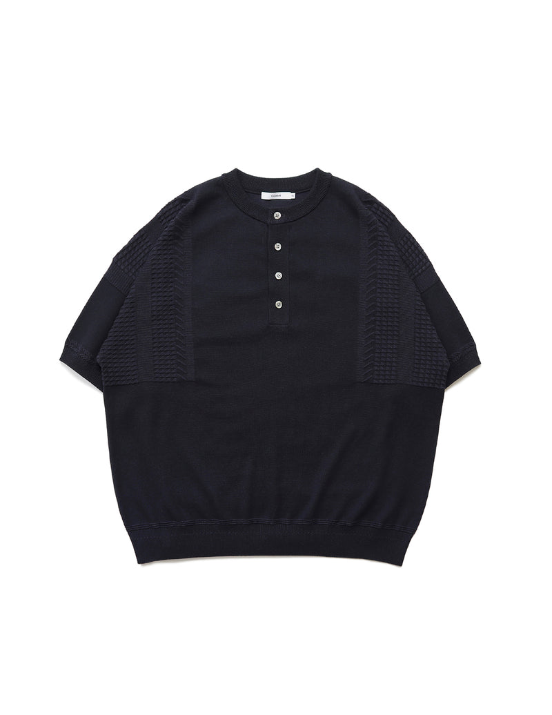 YSK-24SS-KN13 OGAWA HENLEY KNIT