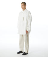 963391 ORGANIC COTTON MILITARY ZIP SHIRT