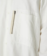 963391 ORGANIC COTTON MILITARY ZIP SHIRT
