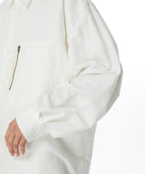 963391 ORGANIC COTTON MILITARY ZIP SHIRT