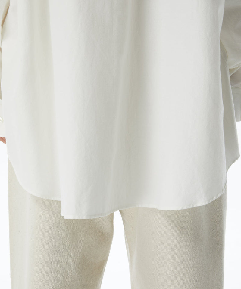 963391 ORGANIC COTTON MILITARY ZIP SHIRT
