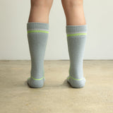 ND21X013 PILE&MESH SOCKS - GRAY