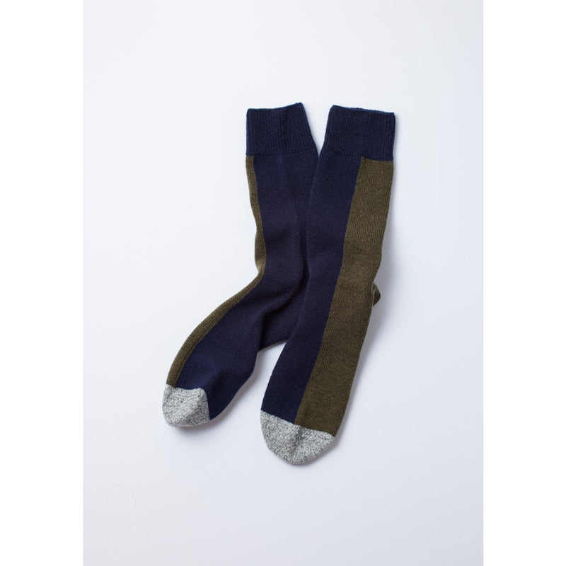 R1388 WOOLEN HALF ＆ HALF SOCKS