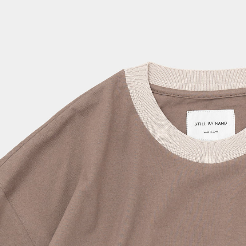 CS05221 KNIT NECK SS TEE