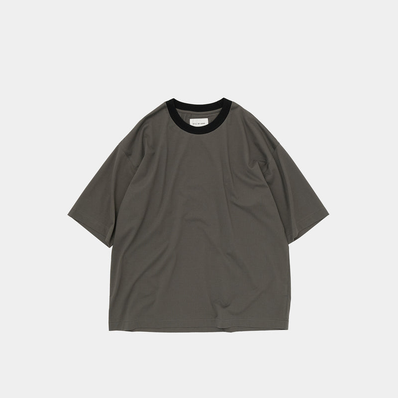 CS05221 KNIT NECK SS TEE